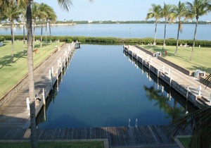 Waterfront luxury Villa 43 with sunset views and boat slip