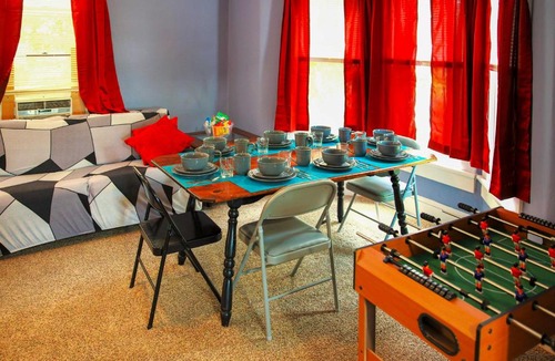 Farrandsville House | Lock Haven Home with Fire Pit - Walk to Main St