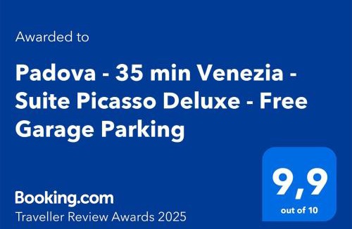 Sarmeola Apartment | Padova - 35 min Venezia - Suite Picasso Deluxe - Free Garage Parking