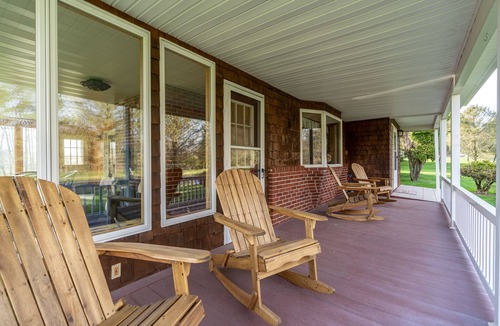 Rushville House | Spruce Haven - 5 br home on 53 acres with pond