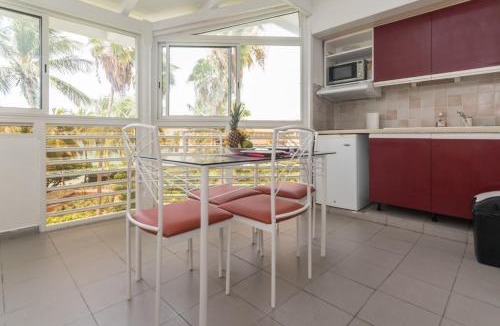 Pointe de la verdure Apartment | Studio charmant avec vue sur la mer à Le Gosier - 42 m² - Terrasse