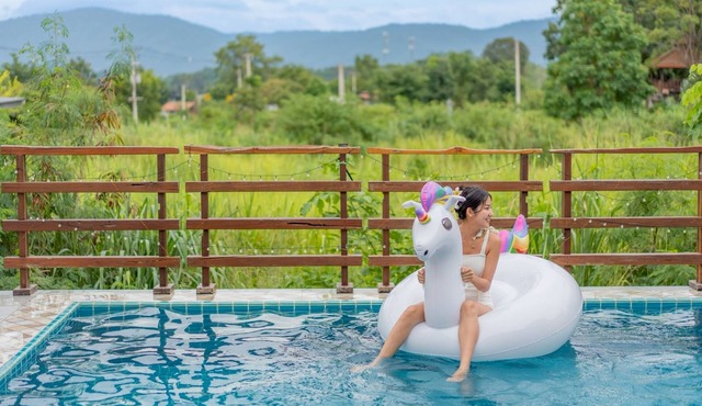 Khao Yai Pool Villa - Private Pool, Mountain View, BBQ, Pets Friendly