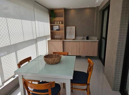 Quarto e sala em Ondina, Salvador, Bahia, decorado