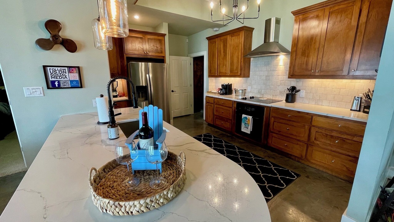 Photo of Kitchen in Log Cabin
