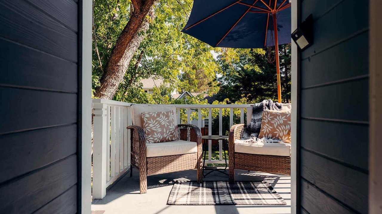 Photo of Patio Balcony in Historic Railroad District