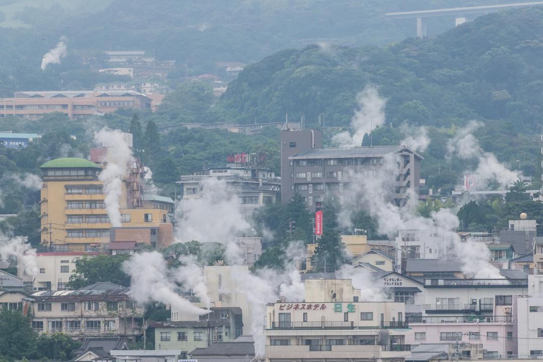 Photo of Buildings in Kannawa Onsen