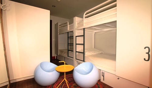 Bed in Six Bedded Room with Private Bathroom (Females Only)