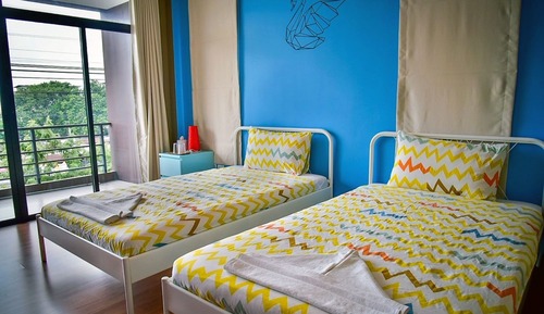 Superior Twin Room, Multiple Beds, Private Bathroom, City View