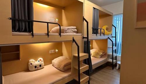 Bed in Male Dormitory Room