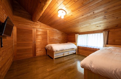 Nasu House | Log house with nature BBQ grill available Projector available Pets allowed 3 bedrooms Up to 3 parkin / Nasugun Tochigi
